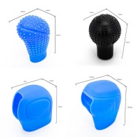 Universal Silicone Gear Shift Knob Cover Set with Handbrake Cover, Anti-Slip Shift Lever Sleeve for Manual & DSG Automa