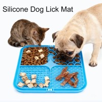 Silicone Dog Lick Mat – Slow Feeder Double Layer – Suction Cup Pet Bowl for Anxiety Relief