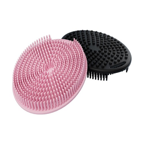 New Oval Silicone Bath Brush – Soft Food Grade Massage Brush – Handheld for Body & Face