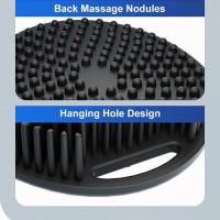 New Oval Silicone Bath Brush – Soft Food Grade Massage Brush – Handheld for Body & Face