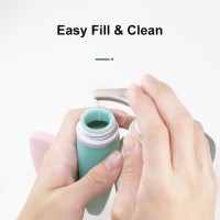 Silicone Travel Bottle Set – TSA Approved Refillable Squeezy Tubes for Lotion & Shampoo – Leak Proof BPA Free