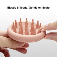 Food Grade Silicone Scalp Massage Brush – Soft BPA Free Baby Hair Washing Brush – Portable One-Piece