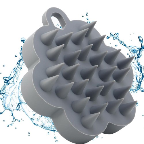 OEM Silicone Head Massager for Shampoo – Flexible Rubber Teeth, Gentle Exfoliation for All Hair Types