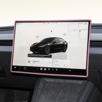 Factory Direct Silicone Screen Bumper Protector For Tesla Model 3/Y Highland 2024-2026 Soft TPU Edge Car Interior Acces