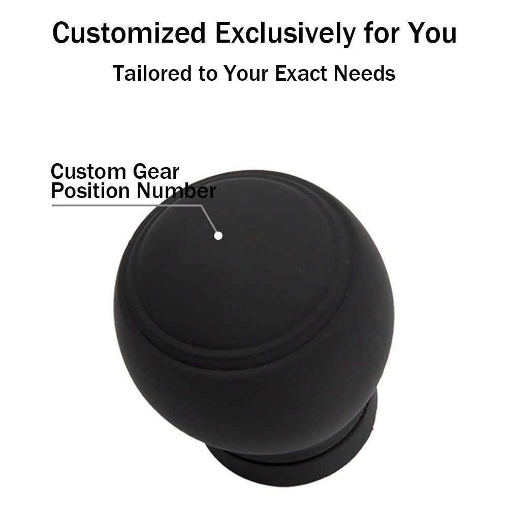 Custom Automotive Gear Shift Knob Cover – Manual Transmission Silicone Shift Knob, Anti-Slip Protective Gear Lever Cove
