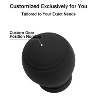 Custom Automotive Gear Shift Knob Cover – Manual Transmission Silicone Shift Knob, Anti-Slip Protective Gear Lever Cove
