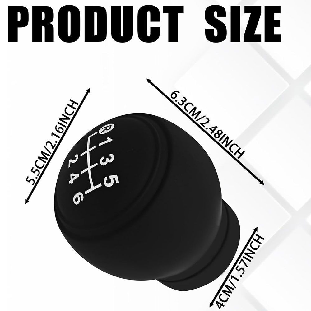 Custom Automotive Gear Shift Knob Cover – Manual Transmission Silicone Shift Knob, Anti-Slip Protective Gear Lever Cove