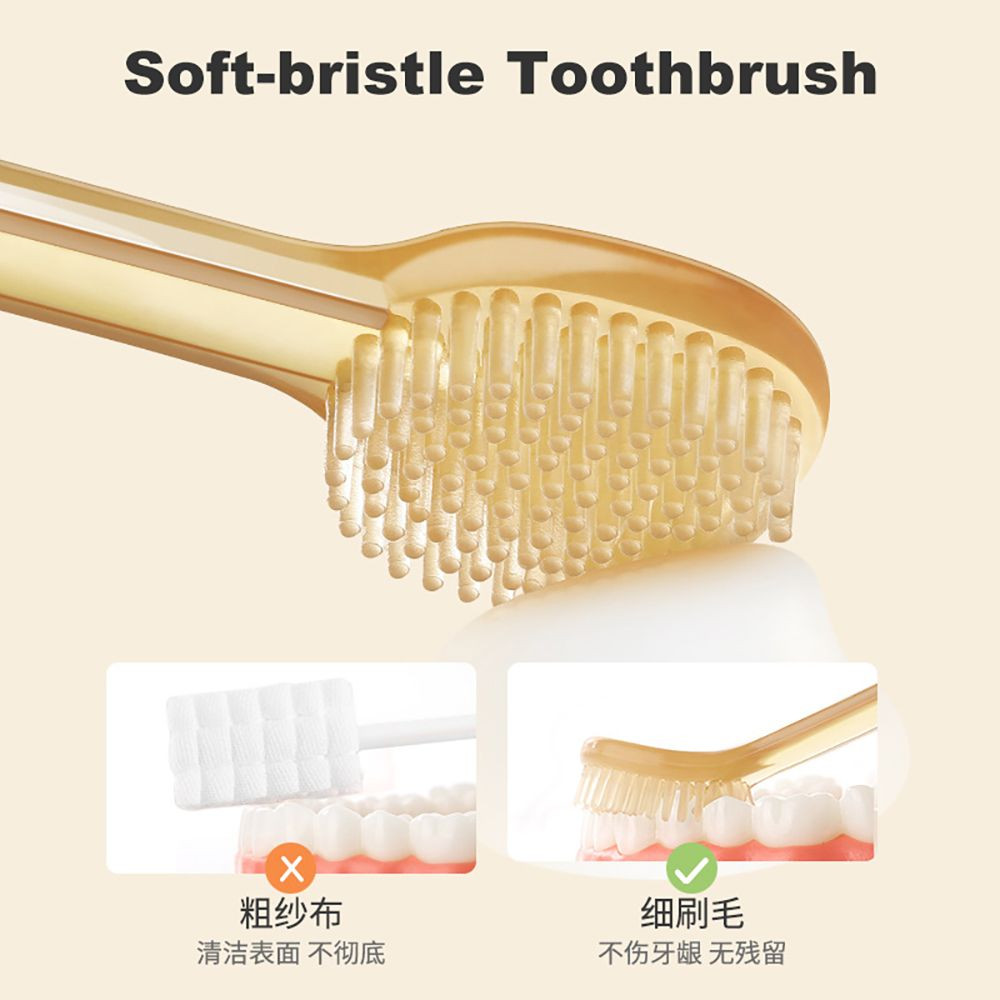 Custom OEM Food Grade  Toothbrush Set – 3-in-1 Infant Toothbrush with Tongue Cleaner – Boilable & BPA Free