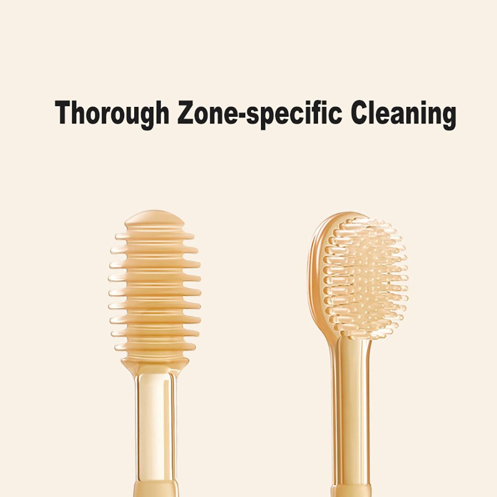 Custom OEM Food Grade  Toothbrush Set – 3-in-1 Infant Toothbrush with Tongue Cleaner – Boilable & BPA Free