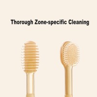 Custom OEM Food Grade  Toothbrush Set – 3-in-1 Infant Toothbrush with Tongue Cleaner – Boilable & BPA Free